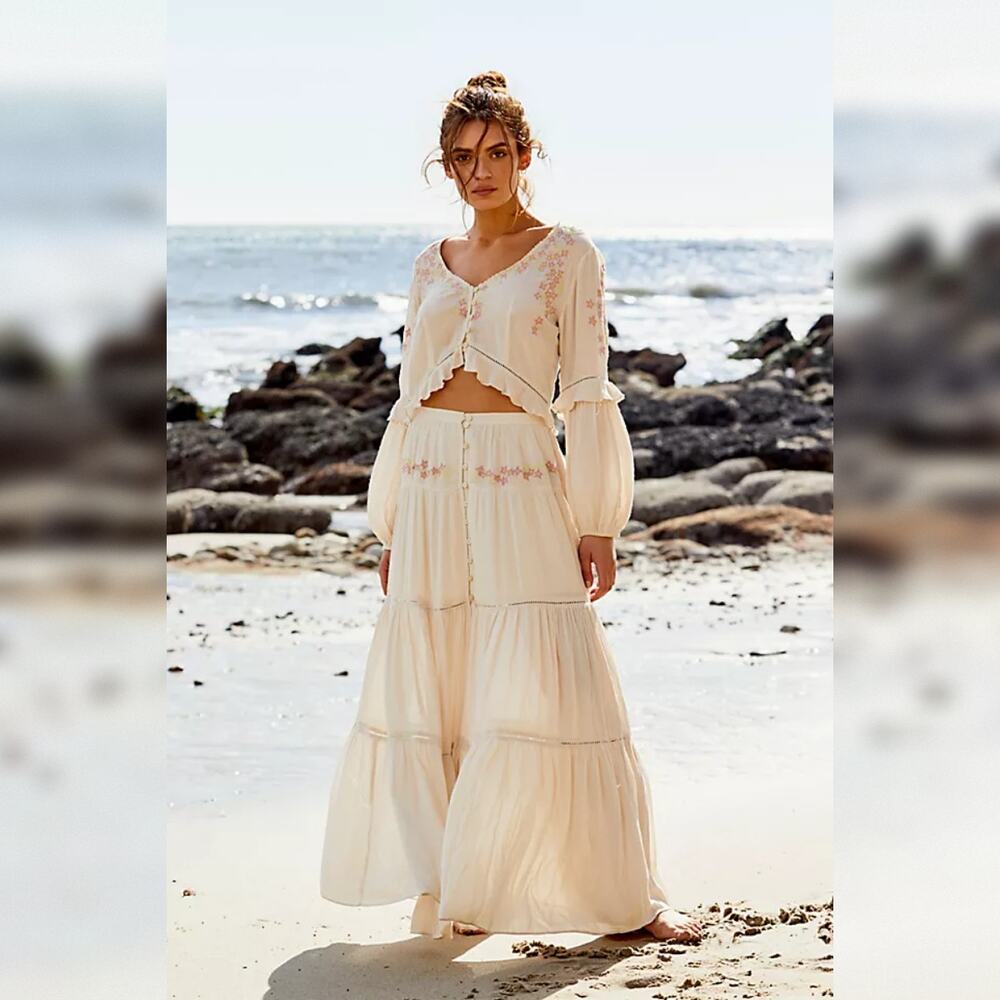 Free People Sweet Surrender Set - Ivory - Size 8 - Picture 2 of 12